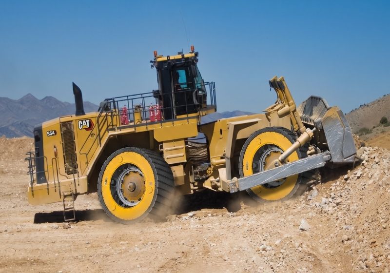 Wheel dozer application