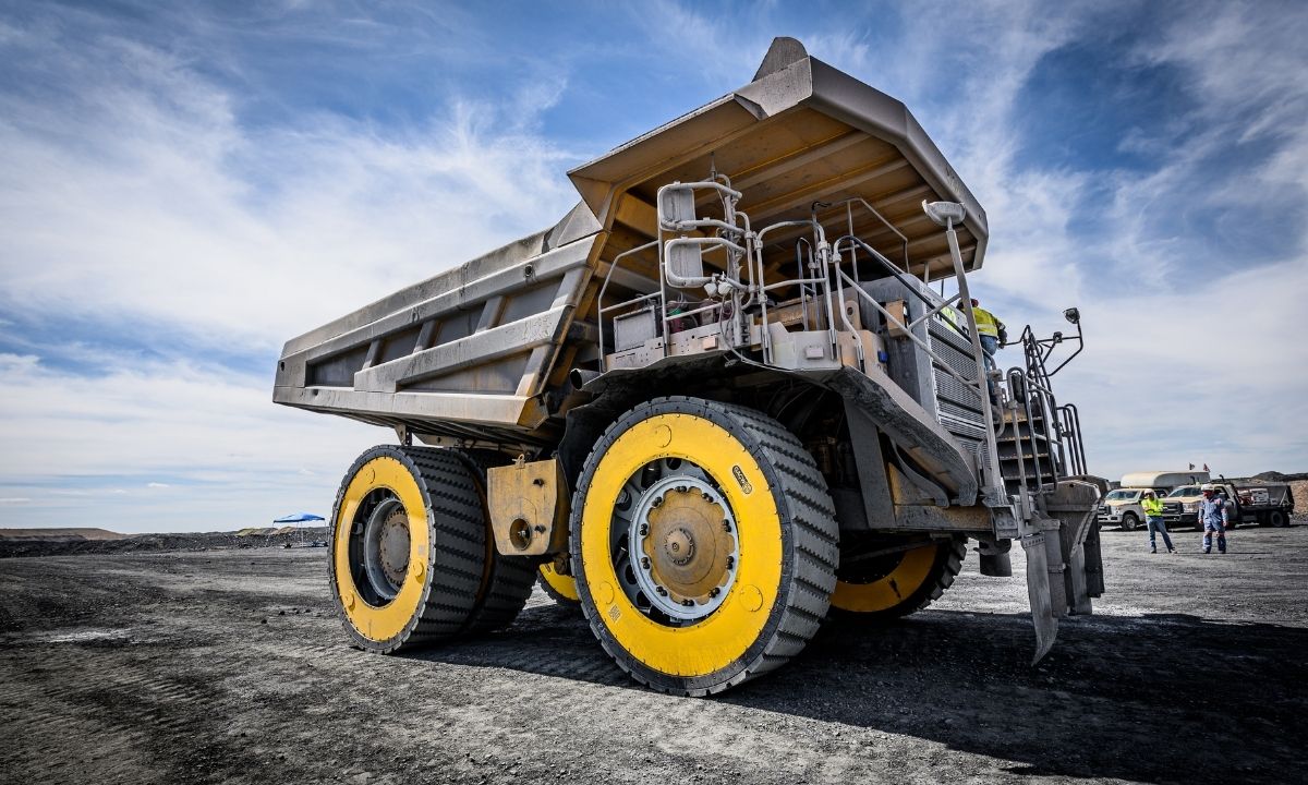 ASW installed on large haul truck
